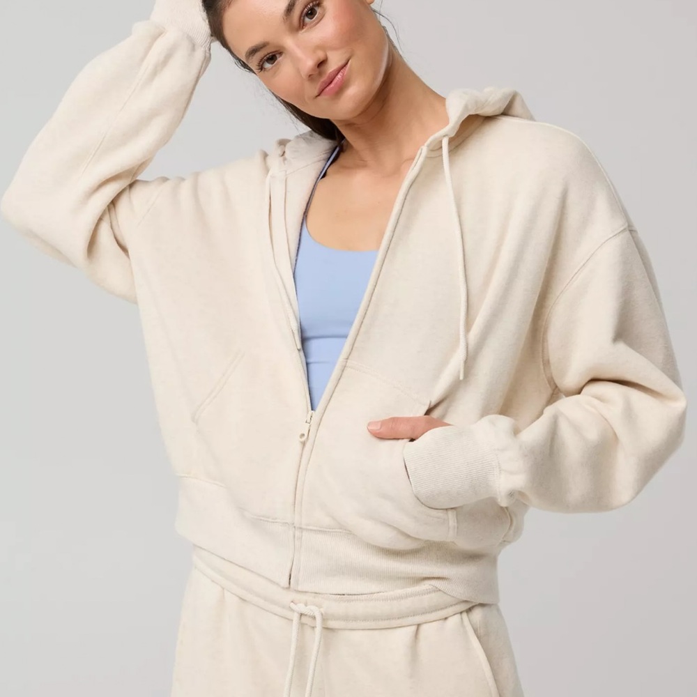 OFFLINE By Aerie Cloud Fleece Classic Full Zip Sweatshirt & Sweatpants